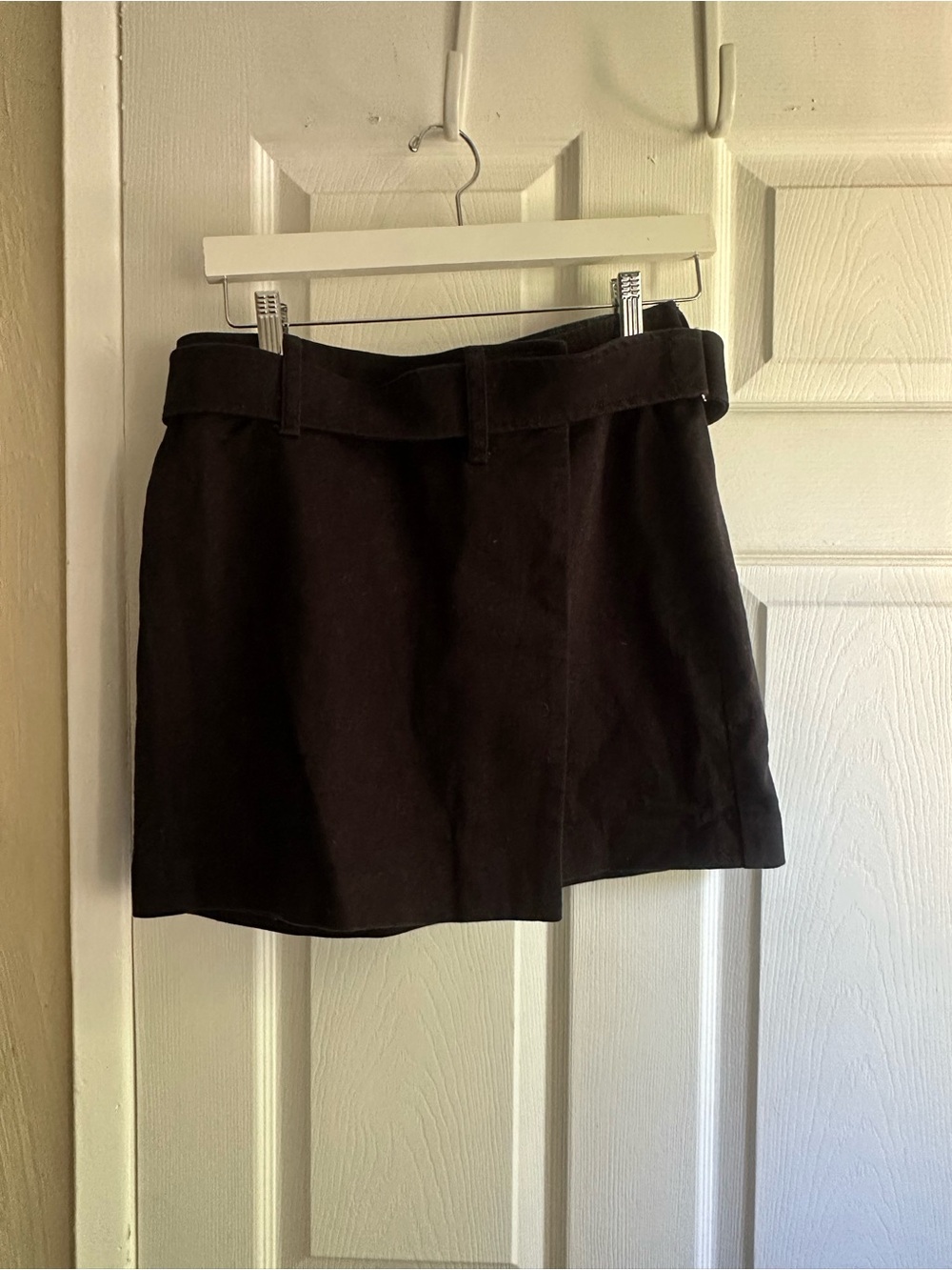 Ralph Lauren Black Mini Skirt with Belt Detail